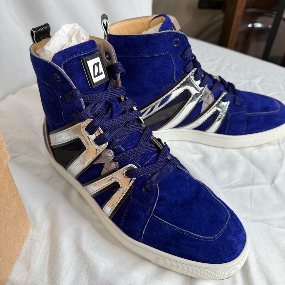 Christian Louboutin Men Vida Viva Top Flat Sneakers